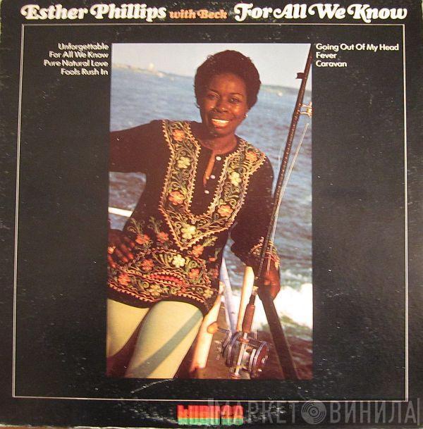 With Esther Phillips  Joe Beck  - For All We Know