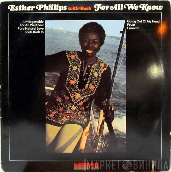 With Esther Phillips  Joe Beck  - For All We Know