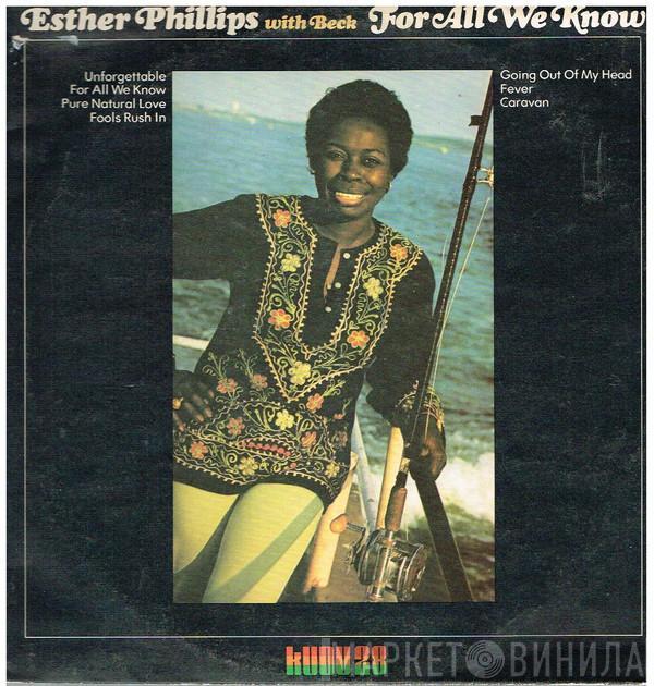 With Esther Phillips  Joe Beck  - For All We Know