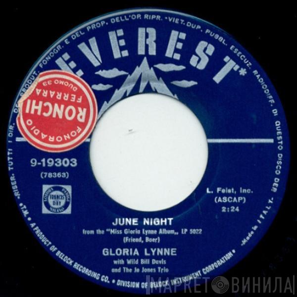 With Gloria Lynne And Wild Bill Davis  The Jo Jones Trio  - June Night
