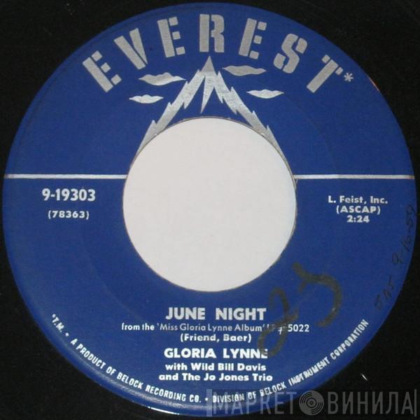 With Gloria Lynne And Wild Bill Davis  The Jo Jones Trio  - June Night