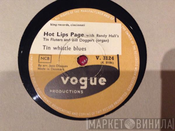 With Hot Lips Page And Randy Hall's Tin Fluters  Bill Doggett  - Tin Whistle Blues / I Tin Whistle At You