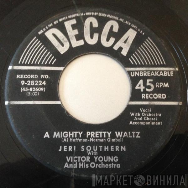 With Jeri Southern  Victor Young And His Orchestra  - A Mighty Pretty Waltz / When I Fall In Love