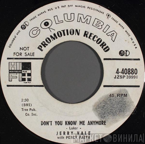 With Jerry Vale  Percy Faith  - Don't You Know Me Anymore