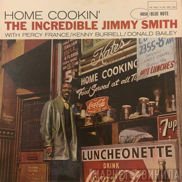 With Jimmy Smith / Percy France / Kenny Burrell  Donald Bailey  - Home Cookin'
