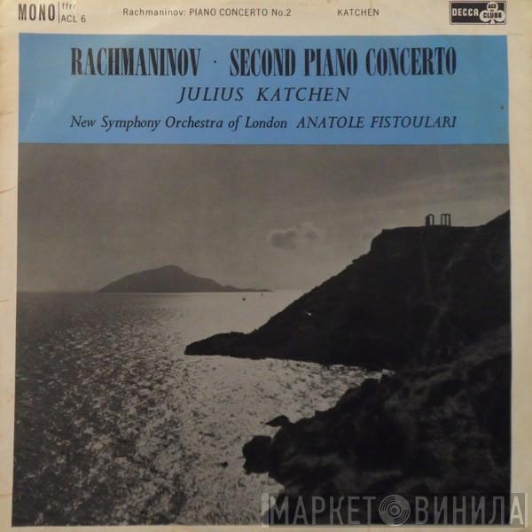 With Julius Katchen  The New Symphony Orchestra Of London  - Rachmaninov  :  Piano Concerto No. 2 In C Minor Op. 18