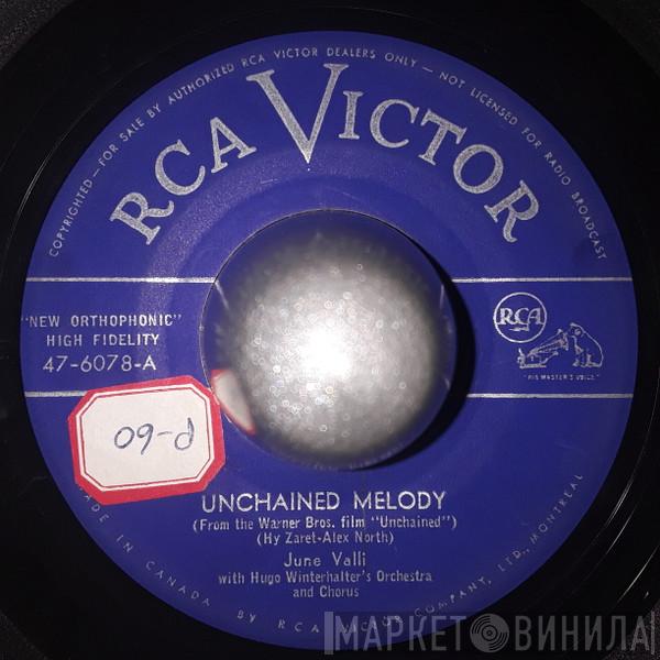 With June Valli  Hugo Winterhalter Orchestra  - Unchained Melody / Tomorrow