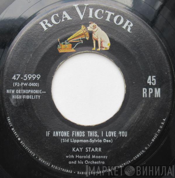 With Kay Starr  Hal Mooney And His Orchestra  - If Anyone Finds This, I Love You