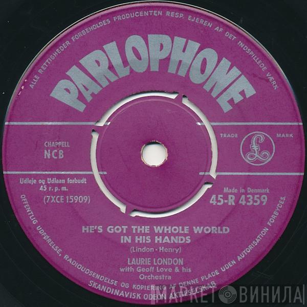 With Laurie London  Geoff Love & His Orchestra  - He's Got The Whole World In His Hands / The Cradle Rock