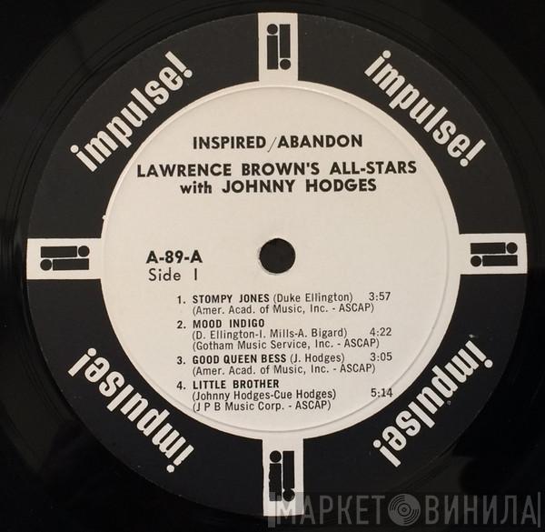 With Lawrence Brown's All-Stars  Johnny Hodges  - Inspired Abandon