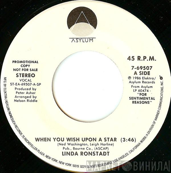 With Linda Ronstadt  Nelson Riddle And His Orchestra  - When You Wish Upon A Star