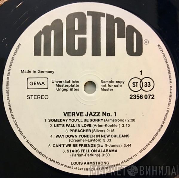 With Louis Armstrong , Ella Fitzgerald , Oscar Peterson  Bing Crosby  - Verve Jazz No. 1