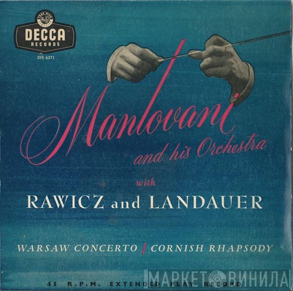 With Mantovani And His Orchestra  Rawicz & Landauer  - Warsaw Concerto / Cornish Rhapsody
