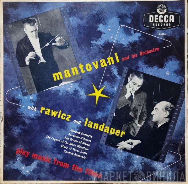 With Mantovani And His Orchestra  Rawicz & Landauer  - Play Music From The Films
