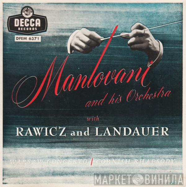 With Mantovani And His Orchestra  Rawicz & Landauer  - Warsaw Concerto - Cornish Rhapsody