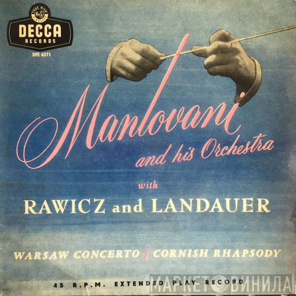 With Mantovani And His Orchestra  Rawicz & Landauer  - Warsaw Concerto - Cornish Rhapsody