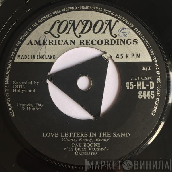 , With Pat Boone  Billy Vaughn And His Orchestra  - Love Letters In The Sand