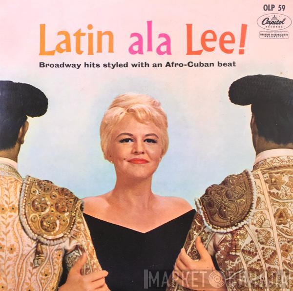 With Peggy Lee  Jack Marshall's Music  - Latin Ala Lee!