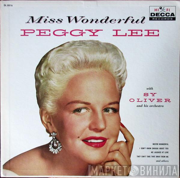 With Peggy Lee  Sy Oliver And His Orchestra  - Miss Wonderful