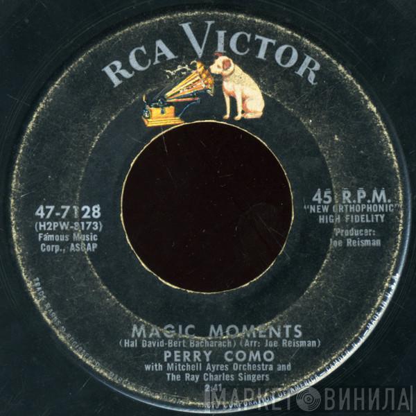 With Perry Como And Mitchell Ayres And His Orchestra  The Ray Charles Singers  - Magic Moments / Catch A Falling Star