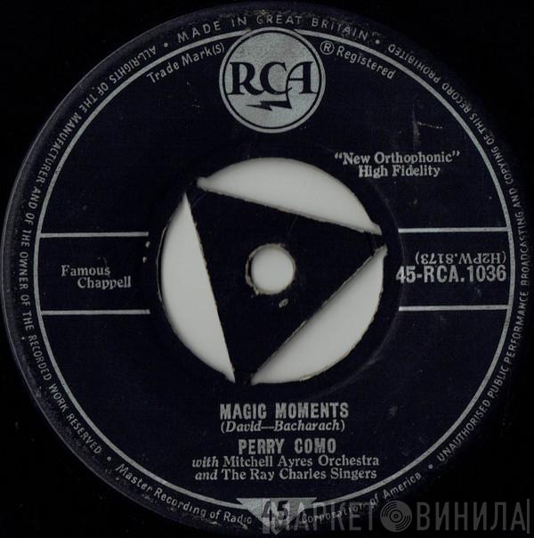 With Perry Como And Mitchell Ayres And His Orchestra  The Ray Charles Singers  - Magic Moments / Catch A Falling Star