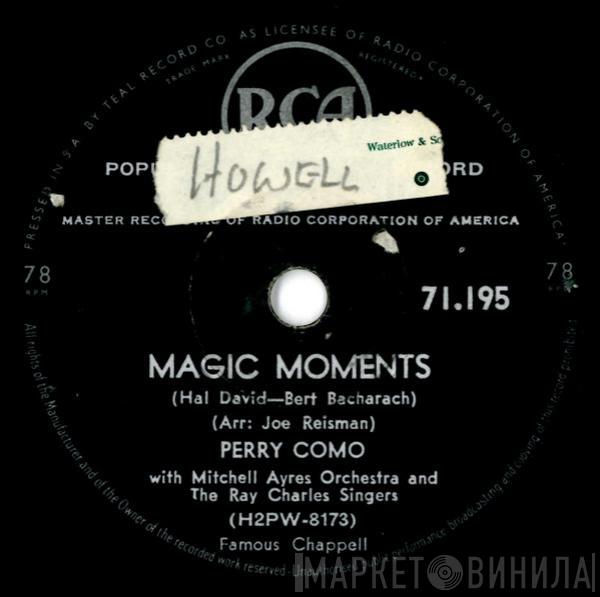 With Perry Como And Mitchell Ayres And His Orchestra  The Ray Charles Singers  - Magic Moments / Catch A Falling Star