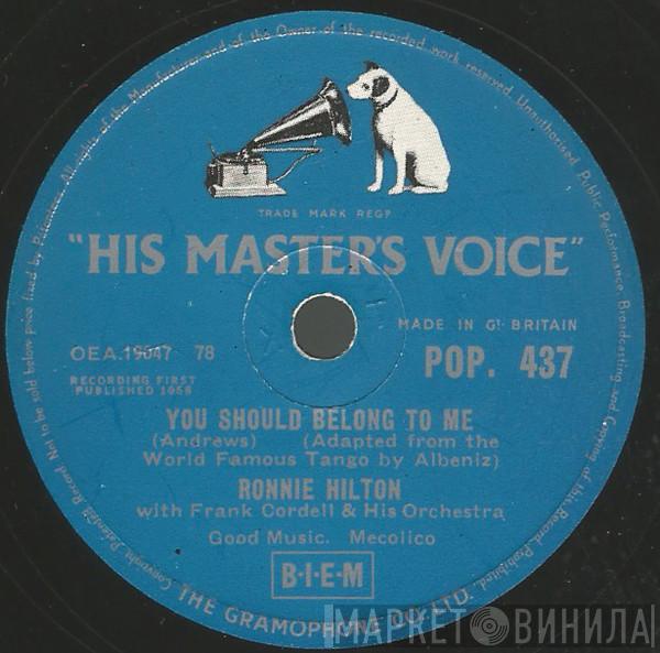 With Ronnie Hilton  Frank Cordell Orchestra  - You Should Belong To Me / I'll Buy You A Star
