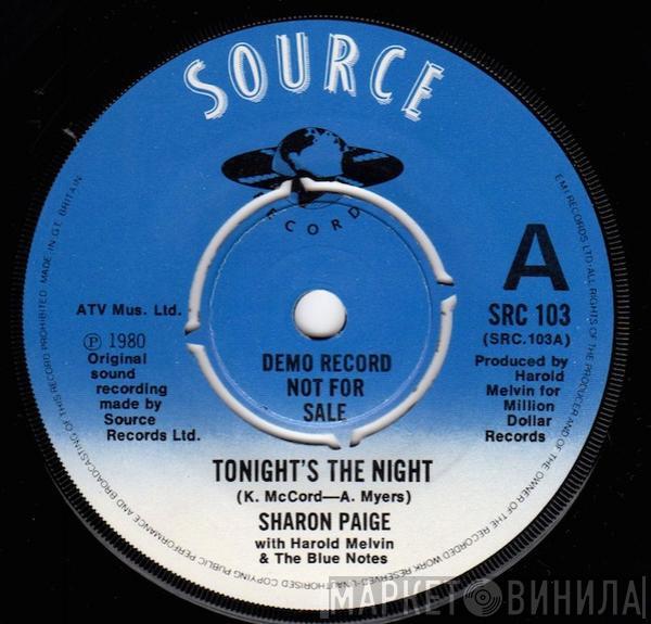 With Sharon Paige  Harold Melvin And The Blue Notes  - Tonight's The Night
