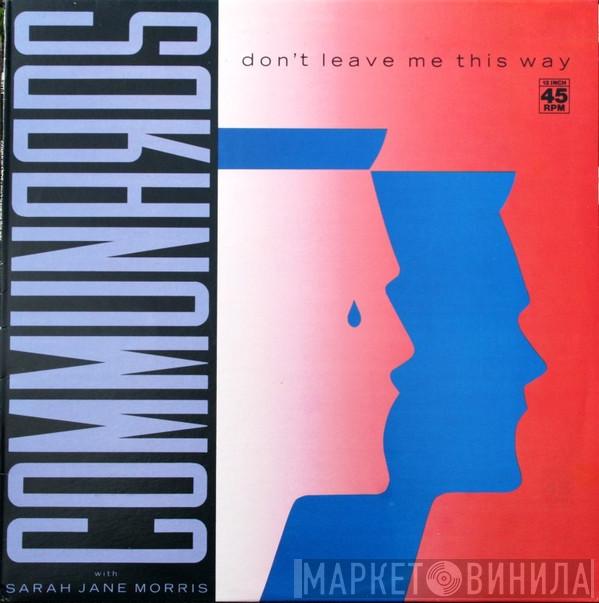 With The Communards  Sarah Jane Morris  - Don't Leave Me This Way