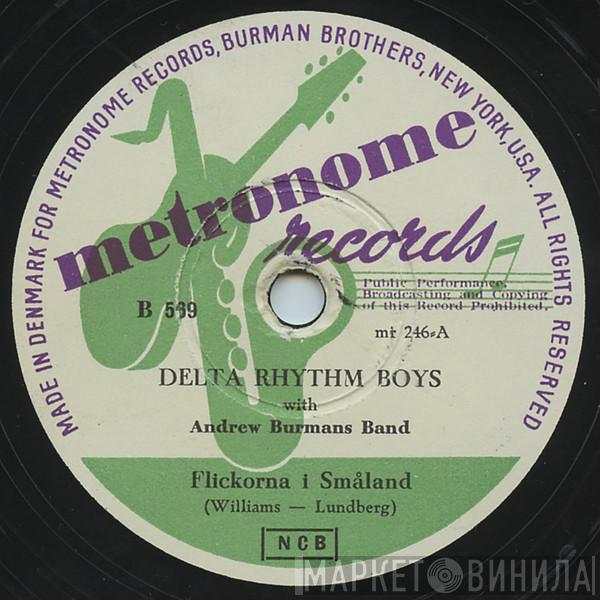 With The Delta Rhythm Boys  Andrew Burman's Band  - Flickorna I Småland / Tre Trallande Jäntor
