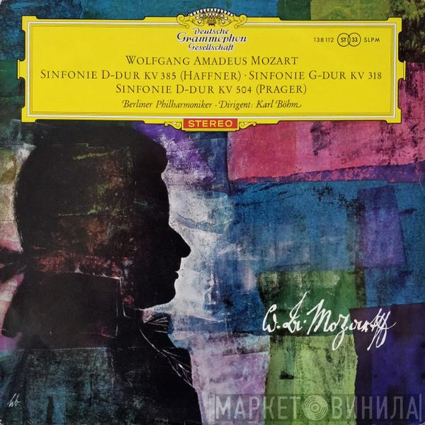 , Wolfgang Amadeus Mozart · Berliner Philharmoniker  Karl Böhm  - Sinfonie D-dur KV 385 (Haffner) ‧ Sinfonie G-dur KV 318 ‧ Sinfonie D-dur KV 504 (Prager)