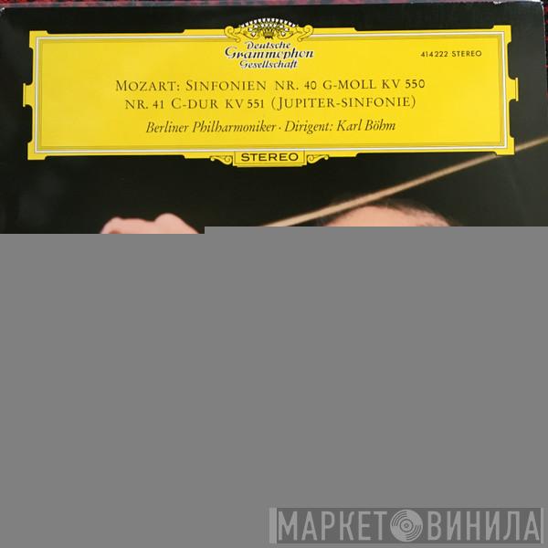 - Wolfgang Amadeus Mozart · Berliner Philharmoniker  Karl Böhm  - Symphonien Nr. 40 G-Moll Kv 550 -  Nr. 41 C-dur Kv 551 (Jupiter-Sinfonie)