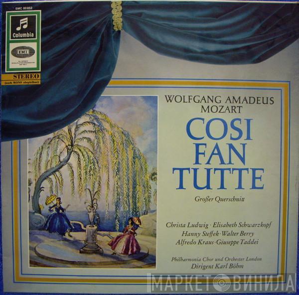 , Wolfgang Amadeus Mozart · Christa Ludwig , Elisabeth Schwarzkopf · Hanny Steffek , Walter Berry · Alfredo Kraus , Giuseppe Taddei Und Philharmonia Chorus , Philharmonia Orchestra  Karl Böhm  - Cosi Fan Tutte (Großer Querschnitt)