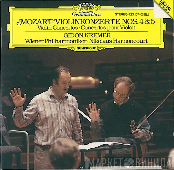 • Wolfgang Amadeus Mozart • Gidon Kremer • Wiener Philharmoniker  Nikolaus Harnoncourt  - Violinkonzerte Nos. 4 & 5