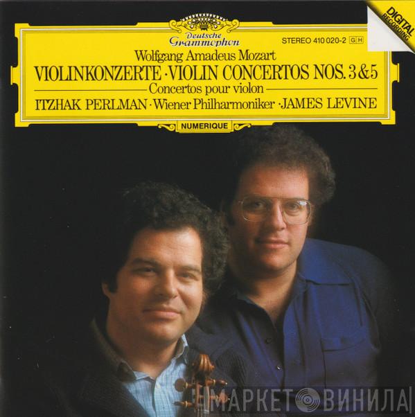 • Wolfgang Amadeus Mozart • Itzhak Perlman • Wiener Philharmoniker  James Levine   - Violinkonzerte - Violin Concertos Nos. 3 & 5
