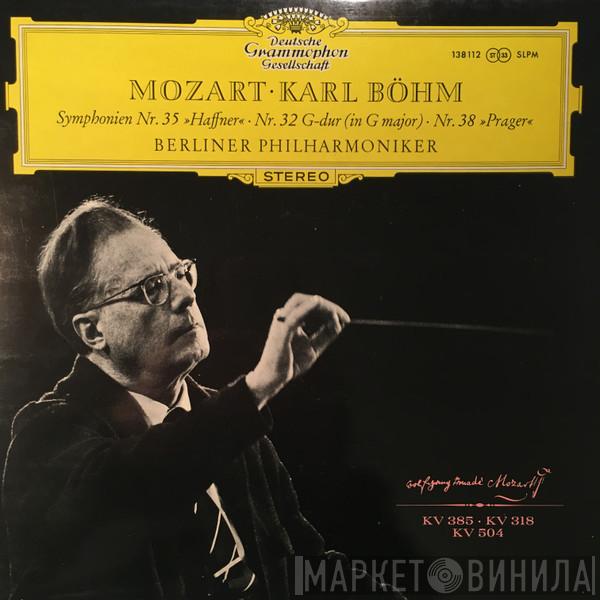· Wolfgang Amadeus Mozart · Karl Böhm  Berliner Philharmoniker  - Sinfonías Nr. 35 »Haffner« · Nr. 32 (En Sol Mayor) · Nr. 38 »Praga«