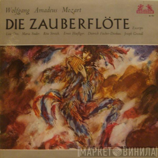 • Wolfgang Amadeus Mozart • Lisa Otto • Maria Stader • Rita Streich • Ernst Haefliger • Dietrich Fischer-Dieskau  Josef Greindl  - Die Zauberflöte - Excerpts