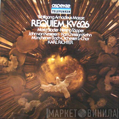 , Wolfgang Amadeus Mozart · Maria Stader , Hertha Töpper · John Van Kesteren , Karl Kohn & Münchener Bach-Orchester , Münchener Bach-Chor  Karl Richter  - Requiem KV626