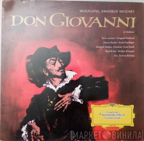 - Wolfgang Amadeus Mozart · Sena Jurinac · Irmgard Seefried · Maria Stader · Ernst Haefliger · Dietrich Fischer-Dieskau · Ivan Sardi · Karl Kohn , Walter Kreppel  Ferenc Fricsay  - Don Giovanni - In Italiano