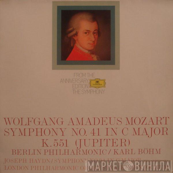 Wolfgang Amadeus Mozart, Berliner Philharmoniker, Karl Böhm, Joseph Haydn, The London Philharmonic Orchestra, Eugen Jochum - Symphony Nr. 41 In C Major (Jupiter) / Symphony Nr. 94 In G Major (The Surprise)