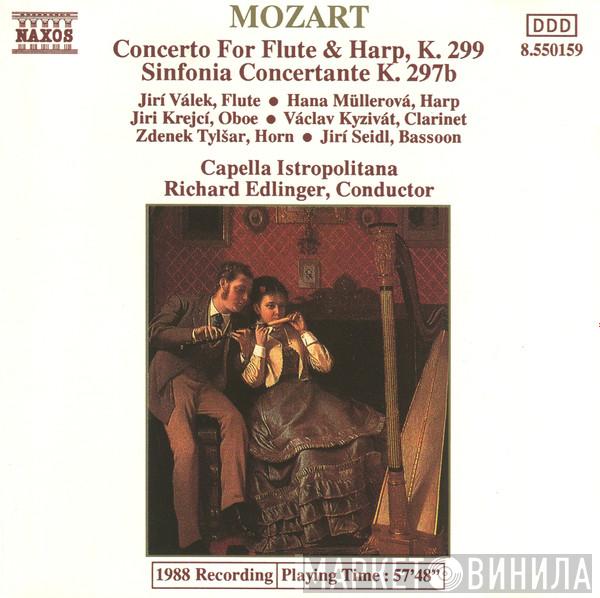 Wolfgang Amadeus Mozart, Capella Istropolitana, Richard Edlinger - Concerto For Flute & Harp, K. 299 / Sinfonia Concertante K. 297b
