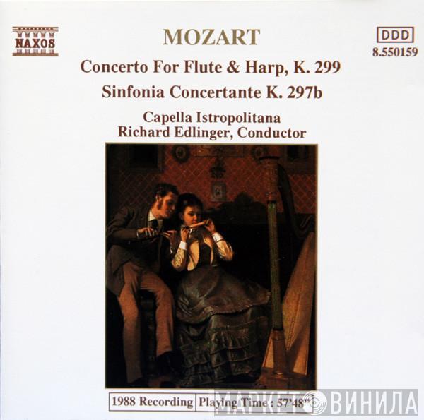 Wolfgang Amadeus Mozart, Capella Istropolitana, Richard Edlinger - Concerto For Flute & Harp, K. 299 / Sinfonia Concertante K. 297b