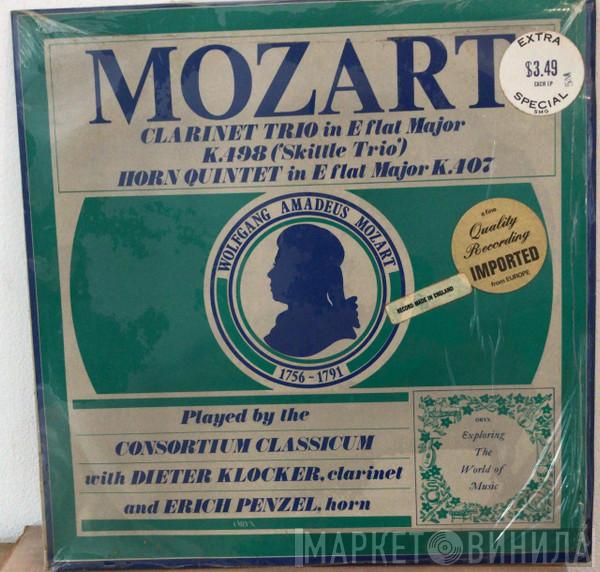 Wolfgang Amadeus Mozart, Dieter Klöcker, Erich Penzel, Consortium Classicum - Clarinet Trio In Flat Major K. 498 ( Skittle Trio ) / Horn Quintet In E Flat Major K. 407