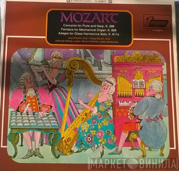 Wolfgang Amadeus Mozart, Jean Patero, Helga Storck, Helmuth Rilling, Bruno Hoffmann - Concerto For Flute And Harp, K. 299 / Fantasia For Mechanical Organ, K. 608 / Adagio For Glass Harmonica Solo, K. 617a