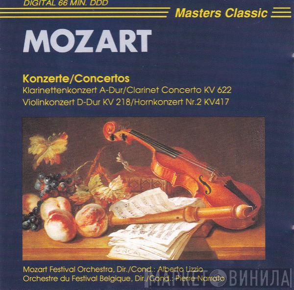 Wolfgang Amadeus Mozart  - Konzerte / Concertos: Klarinettenkonzert A-Dur / Clarinet Concerto KV 622, Violinkonzert D-Dur KV 218, Hornkonzert Nr. 2 KV 417