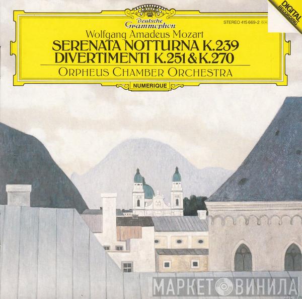 Wolfgang Amadeus Mozart, Orpheus Chamber Orchestra - Serenata Notturna K.239 / Divertimenti K.251 & K.270