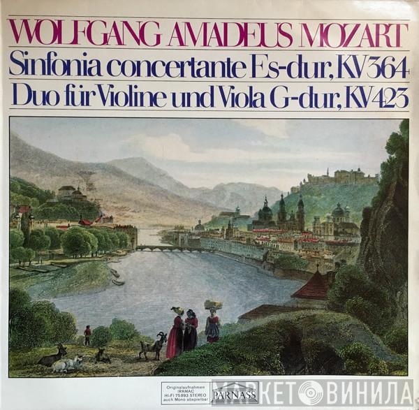  Wolfgang Amadeus Mozart  - Sinfonia Concertante Es-dur, KV 364 / Duo Für Violine Und Viola G-dur, KV 423
