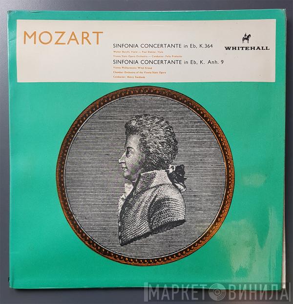Wolfgang Amadeus Mozart, Walter Barylli, Paul Doktor, Orchester Der Wiener Staatsoper, Felix Prohaska, Bläservereinigung Der Wiener Philharmoniker, Chamber Orchestra of the Vienna State Opera, Henry Swoboda - Sinfonia Concertante In E Flat Major, K.364 / Sinfonia Concertante In E Flat Major, K. Anh. 9