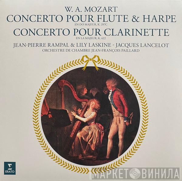 - Wolfgang Amadeus Mozart & Jean-Pierre Rampal , Lily Laskine , Jacques Lancelot , Orchestre De Chambre Jean-François Paillard  Jean-François Paillard  - Concerto Pour Flute & Harpe En Do Majeur, K. 297c, Concerto Pour Clarinette En La Majeur, K. 622