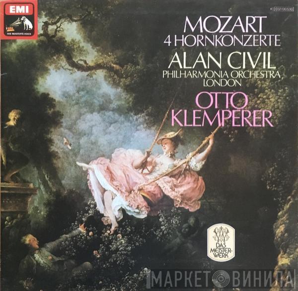 , Wolfgang Amadeus Mozart , Alan Civil , Otto Klemperer  Philharmonia Orchestra  - 4 Hornkonzerte